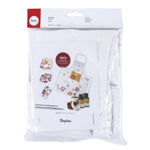 Tablier - sct.-LS - 70x95 cm - Vit - Tvättbar - Inomhus