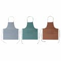 Miniatyrbild 1 av 3: Förkläde med ficka DKD Home Decor Brun Turkos Polyester Bomull Grön Himmelsblå (70 x 0.5 x 80 cm) (3 pcs)
