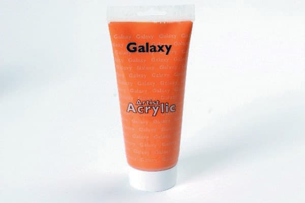 Galaxy Artist Acrylic 200ml cadmium orange