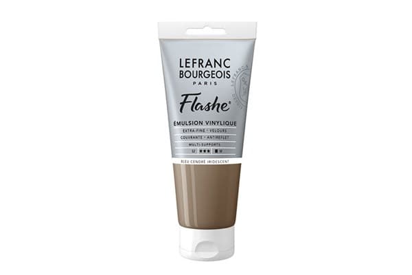 Flashe acrylic 80ml ash blue iridescent