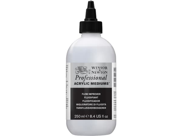 Winsor & Newton Professional Acrylic, 250 ml, Plastflaska, Transparent
