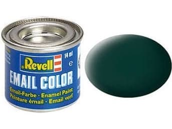 REVELL Email Color 40 Bl ack-Green Mat