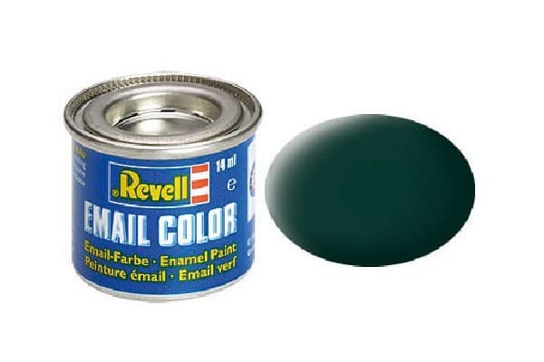 REVELL Email Color 40 Bl ack-Green Mat