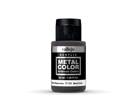 Vallejo Vallejo: 77.721 - Metal Color - Burnt Iron (32 ml)