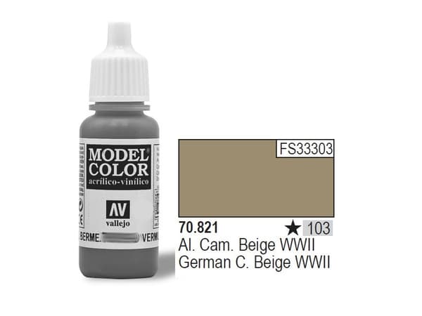 Vallejo VALLEJO Paint Nr103 Saksan C.Beige 17ml - 70821 - 70821