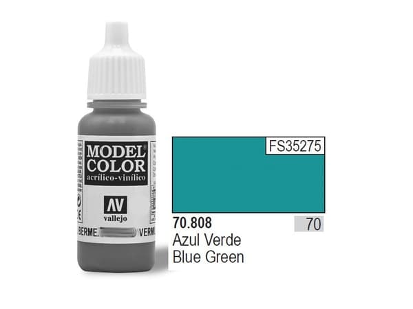 Vallejo Paint Nr70 Grønn Blå Matt 17ml - 70808