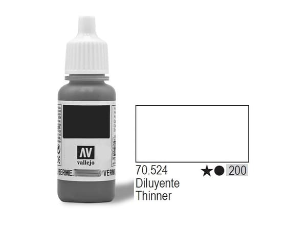 Vallejo 70.524, 17 ml, Muovipullo, Läpinäkyvä