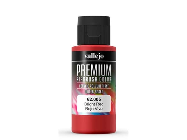 Vallejo 62.005, 60 ml, Rød, Matte, Flaske