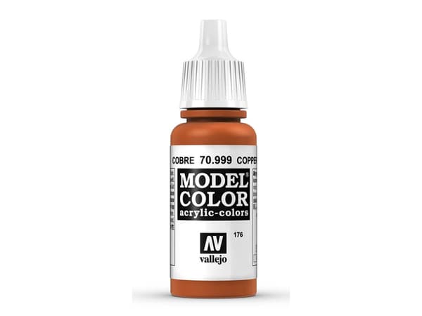 Vallejo 70.999, 17 ml, Koppar, Matt, Flaska