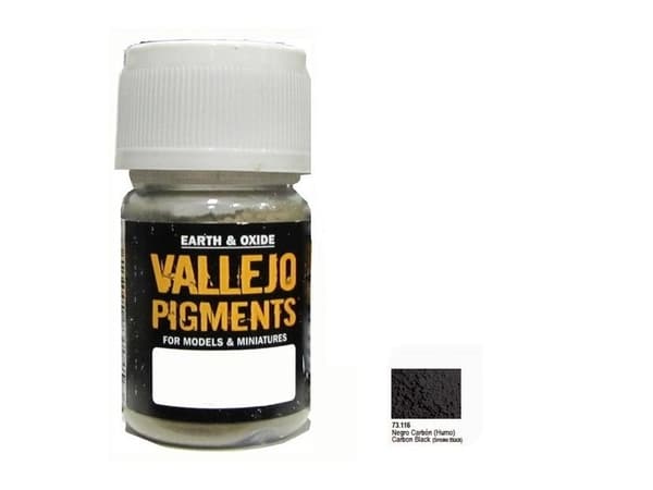 Pigments carbon black (smoke black) 35ml