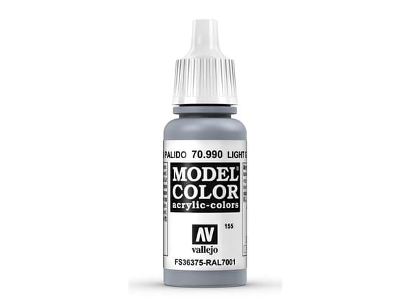 Vallejo 70.990, 17 ml, Grå, Matt, Flaska