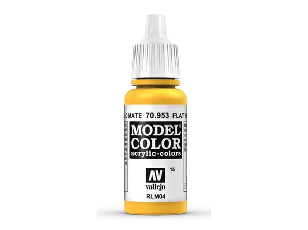 Vallejo 70.953, 17 ml, Gul, Matt, Flaska