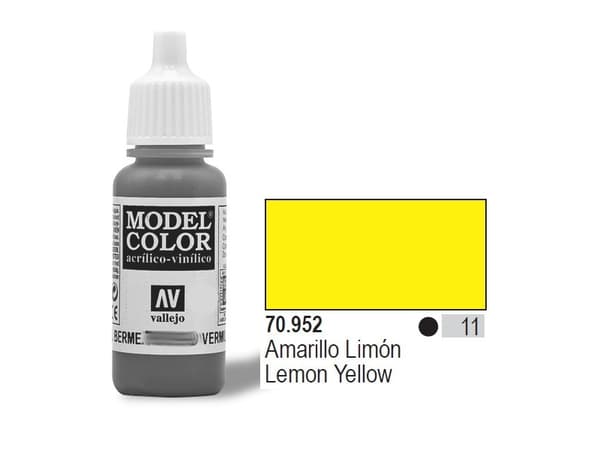 Vallejo Farba Nr11 Lemon Yellow 17ml - 70952