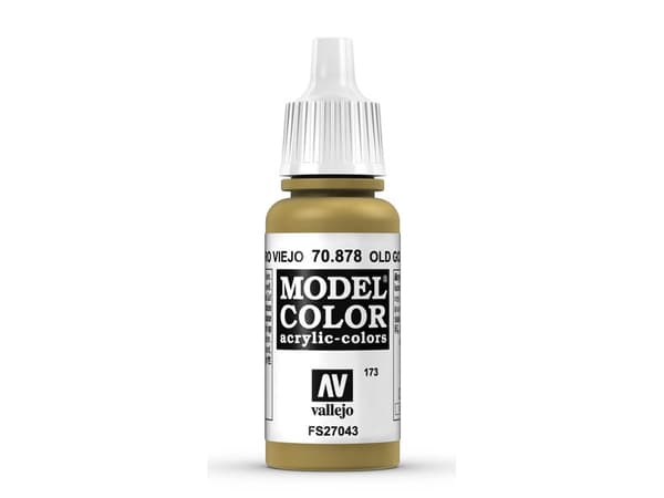 Vallejo 70.878, 17 ml, Gull, Metallisk, Flaske