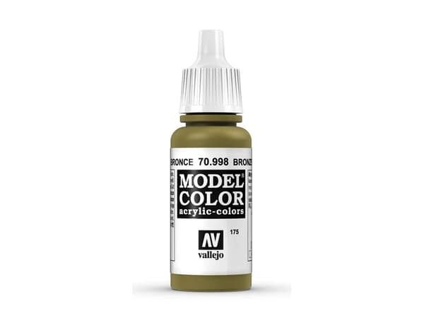 Vallejo 70.998, 17 ml, brons, Metallisk, Flaska
