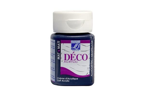 LEFRANC & BOURGEIS DECO SOFT ACRYLIC 50 ML PRUSSIAN BLUE 046