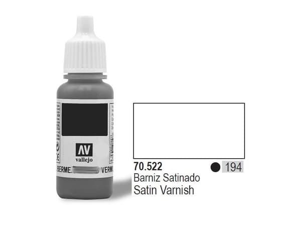 Vallejo 70.522, Transparent, Halvglättat, 17 ml, Plastflaska, 1 styck