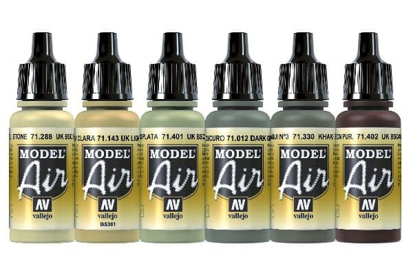 Vallejo 71.211, 17 ml, Brun, Grønn, Grå, Matte, Flaske
