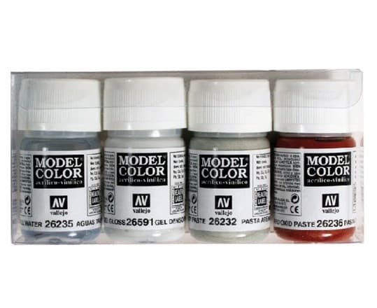 Vallejo Vallejo: 73.189 - Diorama Effects Set - Mud & Puddles (4 x 35 ml)