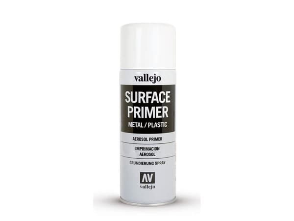 Vallejo 28.010, Primer grundfärg, Plast, Färdigblandad, Plast, Vit, Lösningsbaserad