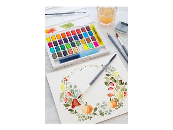 Faber-Castell Creative Studio - Malingssett - 36-piece - vannfarge - 36 farger - assorterte farger