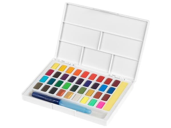 Faber-Castell Creative Studio - Malingssett - 36-piece - vannfarge - 36 farger - assorterte farger