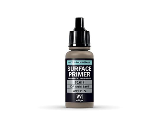 Vallejo Vallejo Surface Primer / Akryylipohjuste IDF Israelí Sand Grey 17 ml. universaali