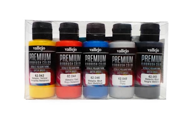 Vallejo 62.103, 60 ml, Svart, Blå, Röd, Silver, Gul, Metallisk, Flaska