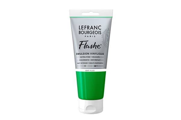 Flashe acrylic 80ml flourescent green
