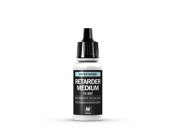 Vallejo 70.597, 17 ml, Plastflaska, Svart, Vit