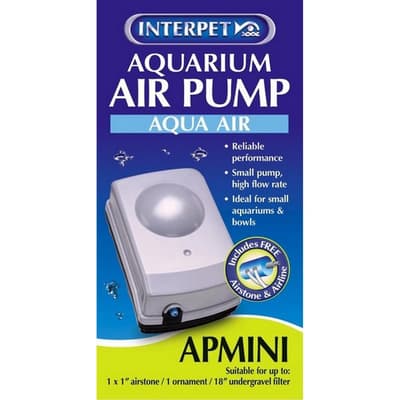 Interpet Limited APMini Aquarium Air Pump (UK Plug)