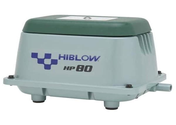 Luftpump - Hiblow luftspridare - SC388 - Hp-80 luftpump 80Lmin på 1,3m, 18mm utlopp, 71 Watt