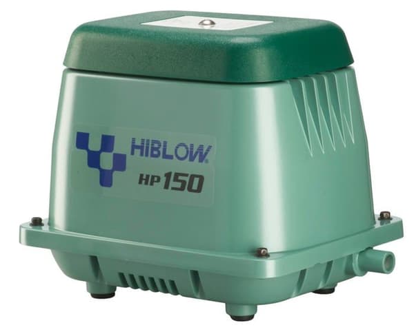 Luftpump - Hiblow luftspridare - SC391 - Hp-150 luftpump 180Lmin på 1,3m, 18mm utlopp, 125 Watt