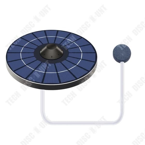 TD® Outdoor Fish Tank Syrgaspump Energilagring Solar Flytande syrepump Akvarium gratis plug-in