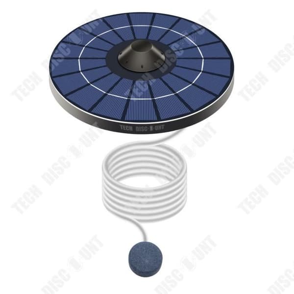 TD® Outdoor Fish Tank Syrgaspump Energilagring Solar Flytande syrepump Akvarium gratis plug-in