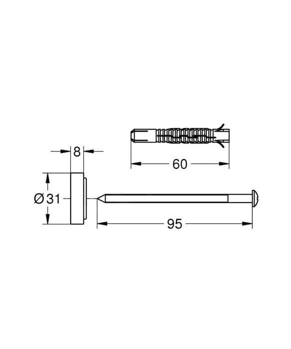 Grohe Accessoarer avgränsning ring, krom 26496000
