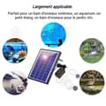Miniatyrbild 3 av 4: INN Solenergi syre pump 6W 0,8L/MIN pump bassin lufter bassin luftpump för akvarium hög effekt solsyresystem