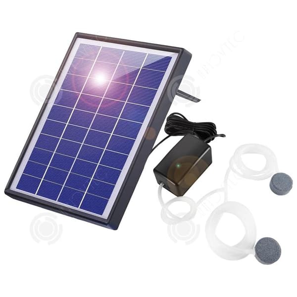INN Solenergi syre pump 6W 0,8L/MIN pump bassin lufter bassin luftpump för akvarium hög effekt solsyresystem