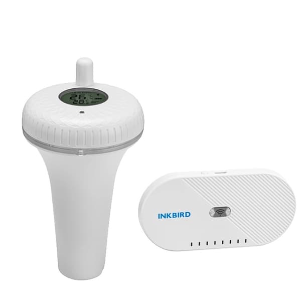 Flydende pooltermometer, præcis temperaturmåling, trådløs rækkevidde på 300 fod,P01R og Gateway P02B and Gateway