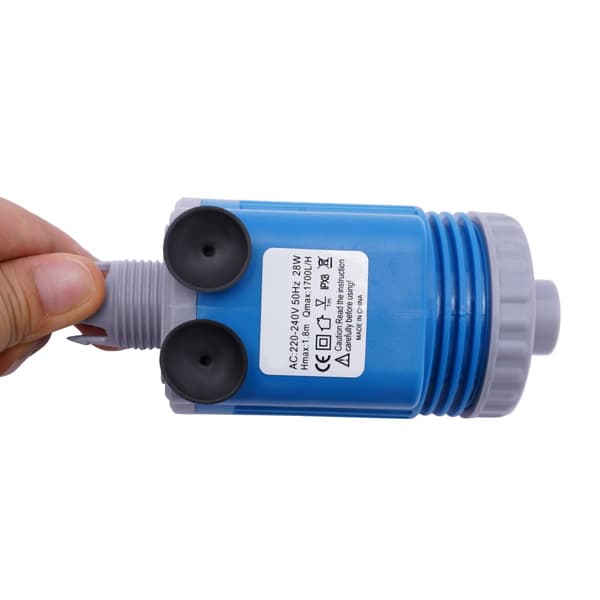 Akvariegrus Rengöringskit, 28W Pump, 2m Vattenrör, 360° Sughuvud,220V, EU