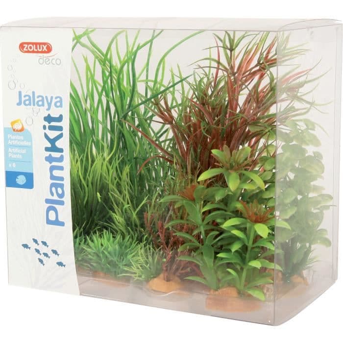 ZOLUX Kit med 6 konstgjorda växter Jalaya N4 - För akvarium