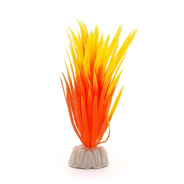 2-pack Akvarieväxt / inredning akvarium - Sjögräs Röd/Orange