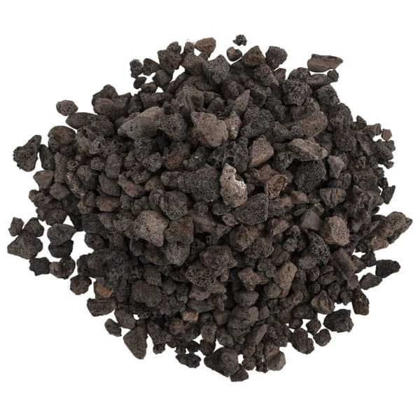 vidaXL Lavagrus 10 kg svart 1-2 cm