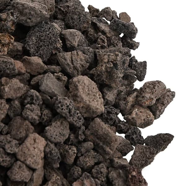 vidaXL Lavagrus 10 kg svart 1-2 cm