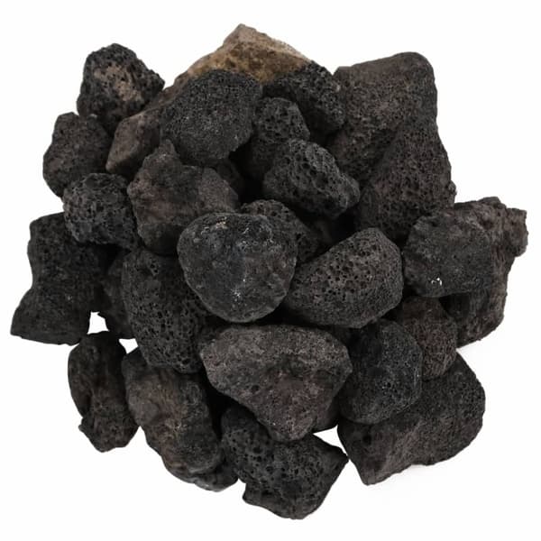 vidaXL Lavagrus 10 kg svart 3-5 cm