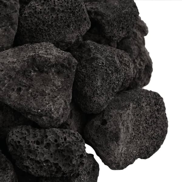 vidaXL Lavagrus 10 kg svart 3-5 cm