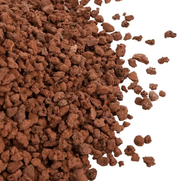 vidaXL vulkanske sten 10 kg 5-8 mm rød