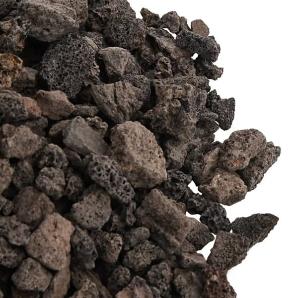 vidaXL Lavagrus 10 kg svart 1-2 cm