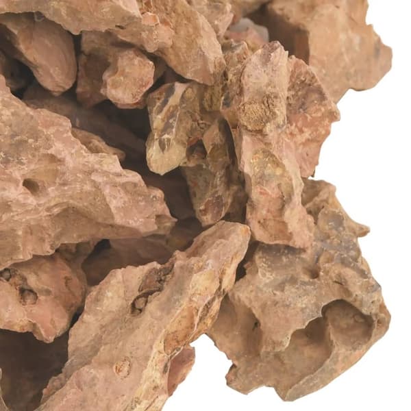 vidaXL lavasten 10 kg 1-10 cm brun