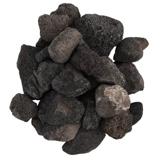 vidaXL vulkanske sten 10 kg 5-8 cm sort
